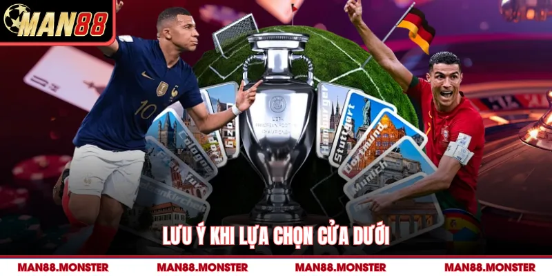 Lưu ý khi lựa chọn cửa dưới